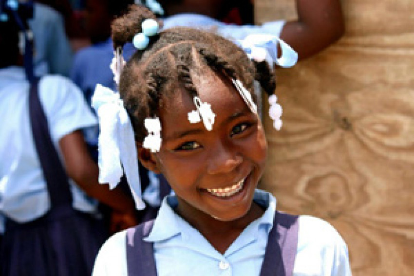 Haitian School girl